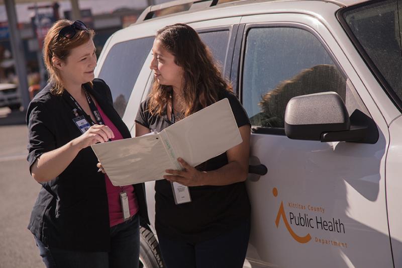 CWU public health master's student working with Kittitas County Public Health Department