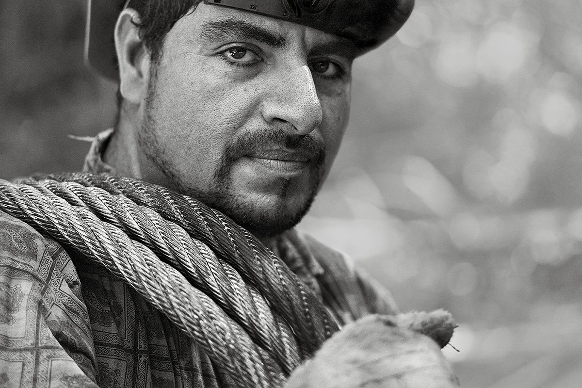 Raul Mora Avalos was a Hook Tender in the Oregon forest during the 1990s and early 2000s. The photo was taken in Fort Bragg, California, in 2004.