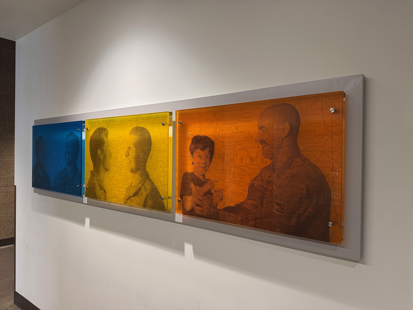 CWU Art + Design Professor Gregg Schlanger's public art project "Camaraderie" is now on display in Richland.