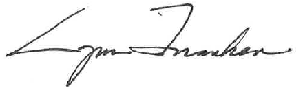 Lynn Franken's Signature