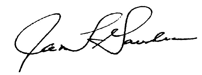 President James Gaudino's Signature