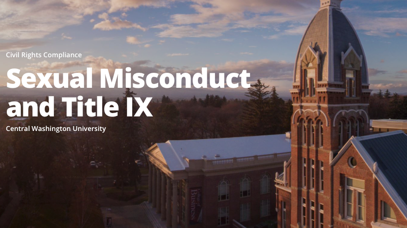 CWU will be forming a campus-wide work group to address gender-based violence prevention.