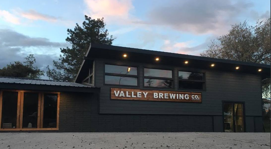 The outside view of Valley Brewing Co.