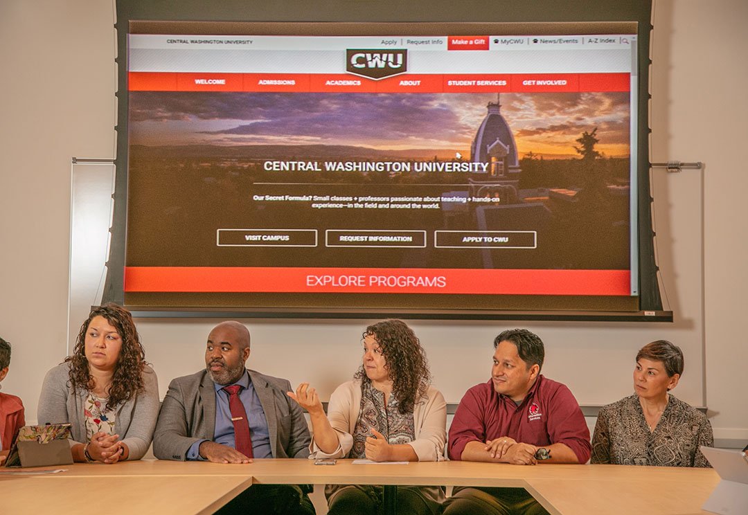 Members of CWU's diverse workforce gathered together in 2018.