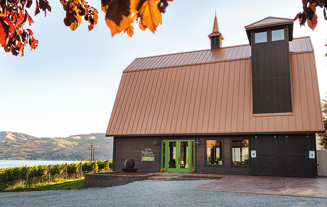 Cairdeas Winery in Lake Chelan is owned by Lacey and Charlie Lybecker