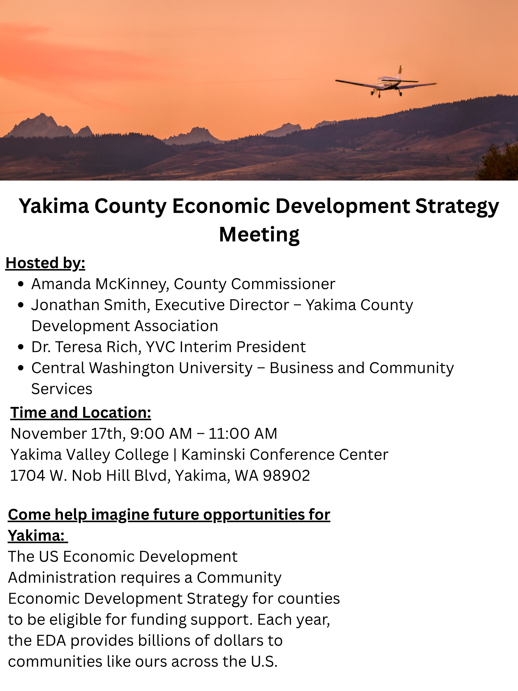 Yakima Event Flyer