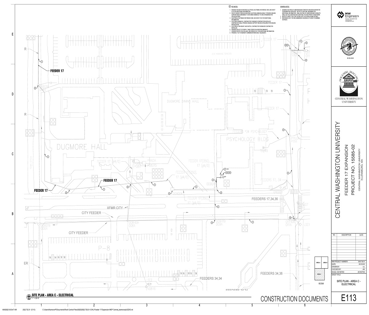 Feeder 17 Expansion Site Plan