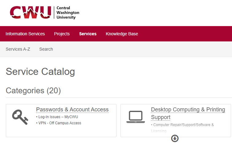 Service Catalog Portal