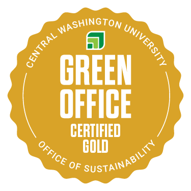 Gold Green Office Certification Badge