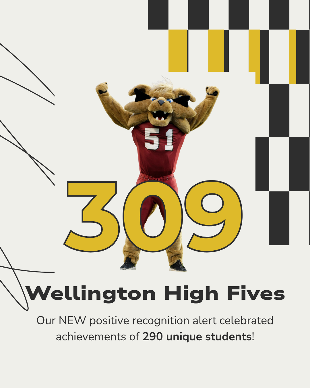 309 Wellington High Five emails