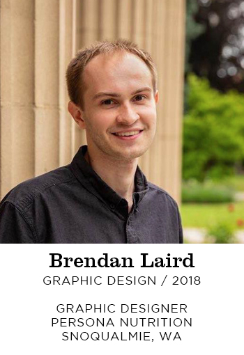 Brendan Laird Graphic Design 2018. Graphic Designer Persona Nutrition Snoqualmie, WA