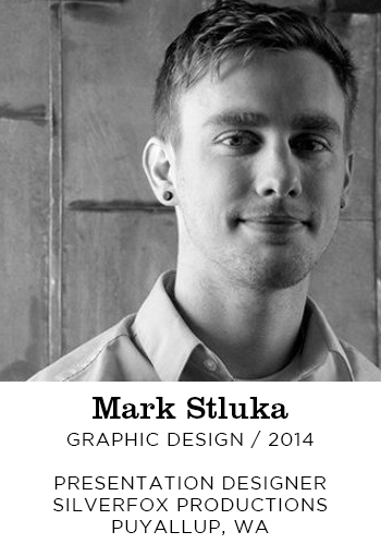 Mark Stluka Graphic Design 2014. Presentation Designer Silverfox Productions. Puyallup, WA