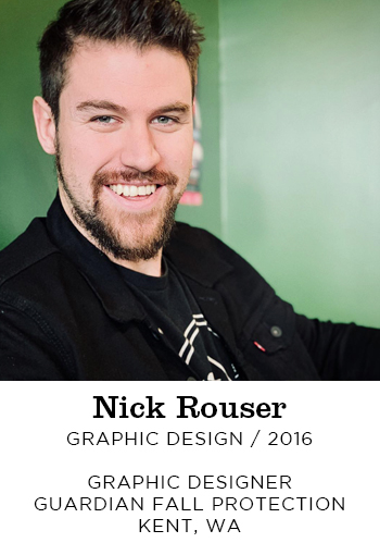 Nick Rouser Graphic Design 2016. Graphic Designer Guardian Fall Protection Kent, WA