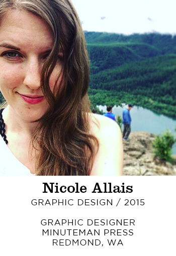 Nicole Allais Graphic Design 2015. Graphic Designer Minuteman Press Redmond, WA