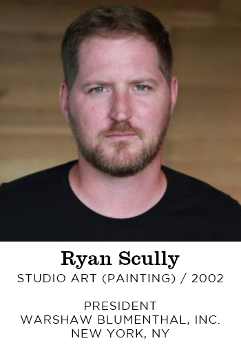 Ryan Scully Studio Art Painting 2002. President Warshaw Blumenthal, Inc. New York, NY