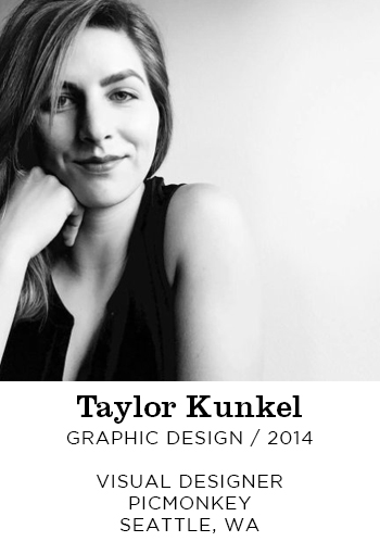 Taylor Kunkel Graphic Design 2014. Visual Designer. Pick monkey Seattle, WA