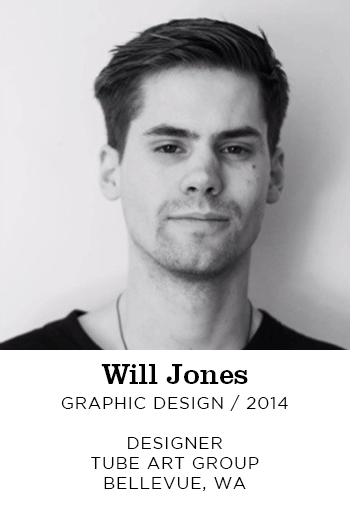 Will Jones Graphic Design 2014. Designer Tube Art Group Bellevue, WA