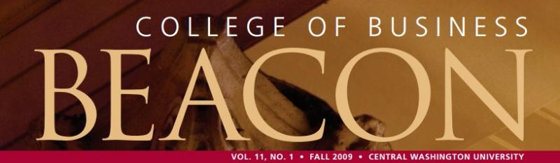 Voyage magazine cover with building in the background