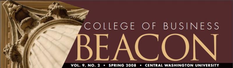 Voyage magazine cover with building column in the background.