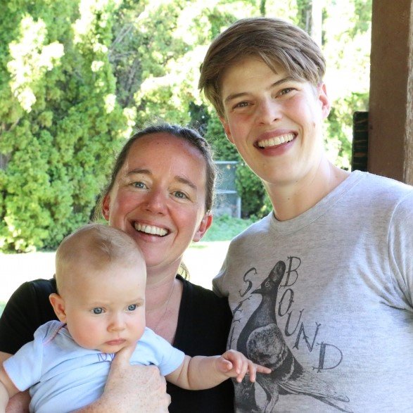 Dr. Geraldine O'Mahony with her family.