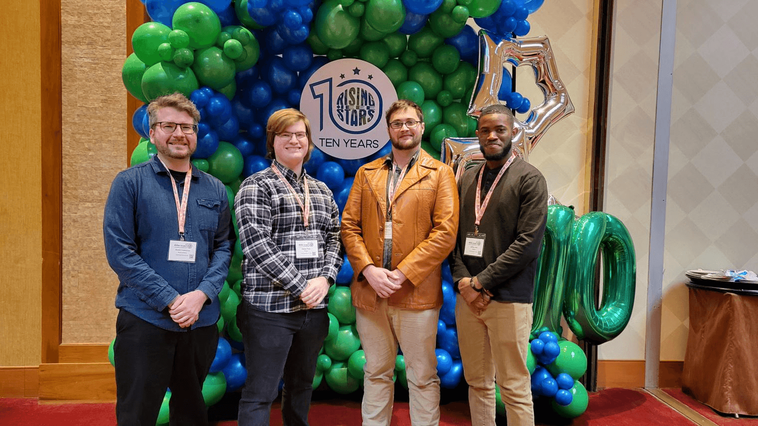 Some IEEE students at the 2024 Rising Stars Conference.