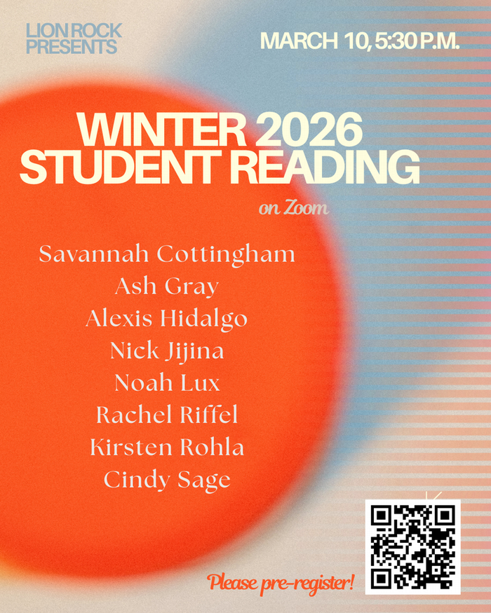 Poster for Lion Rock Student Winter Reading