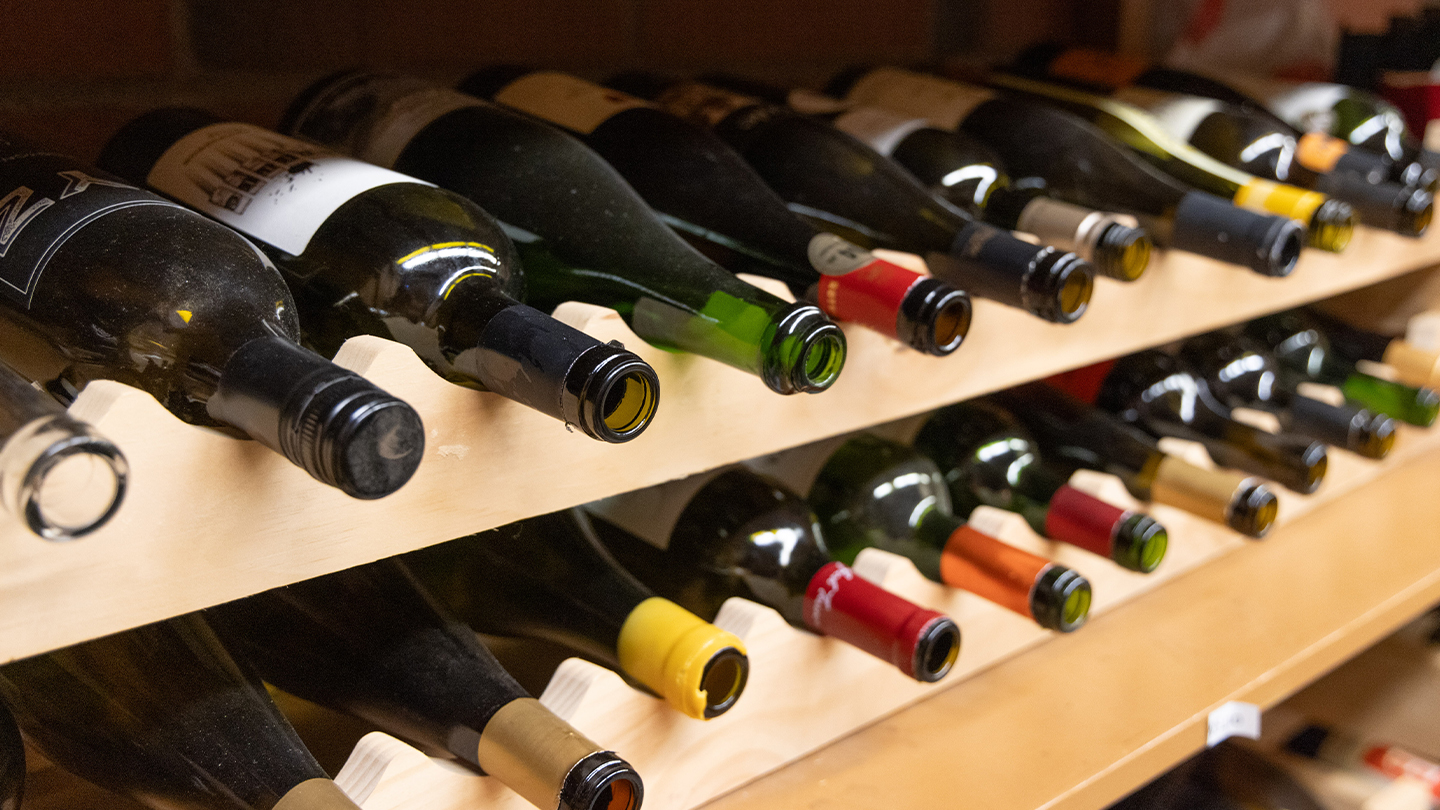 Bottles of wine