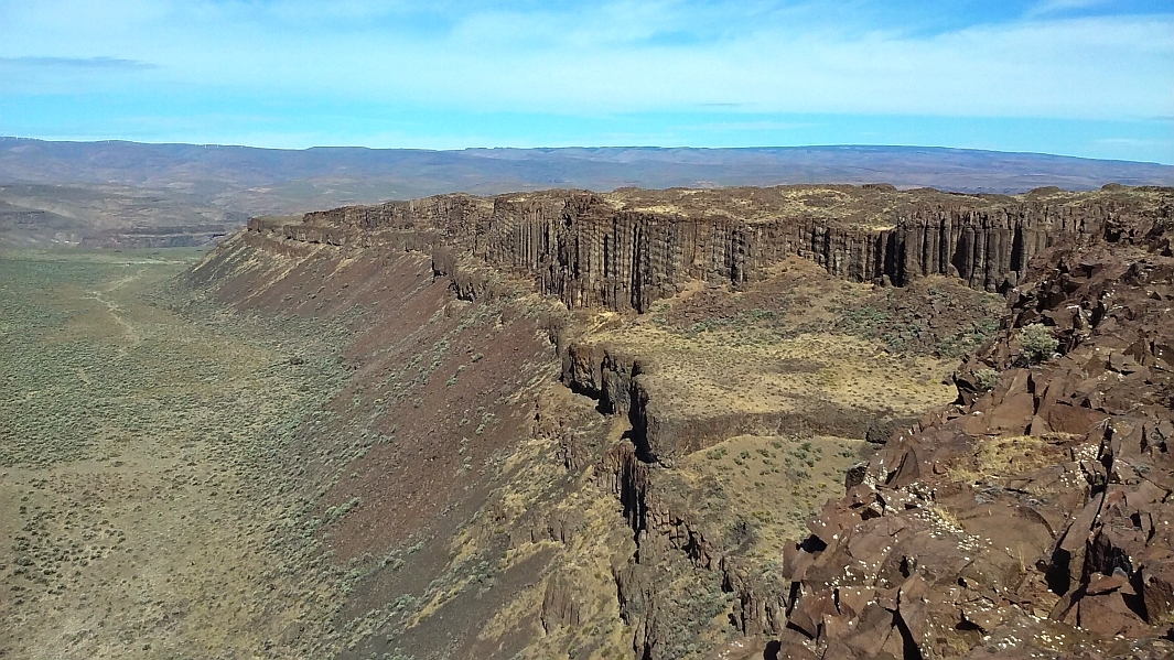 Basalt columns at Frenchman Coulee, WA