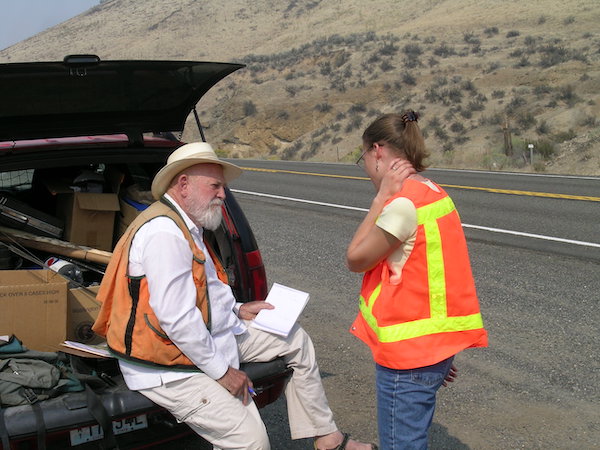 Bob and colleague at Vantage Flow site