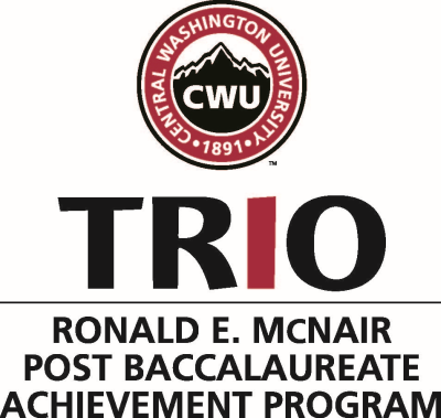 CWU trio visual id with McNair logo
