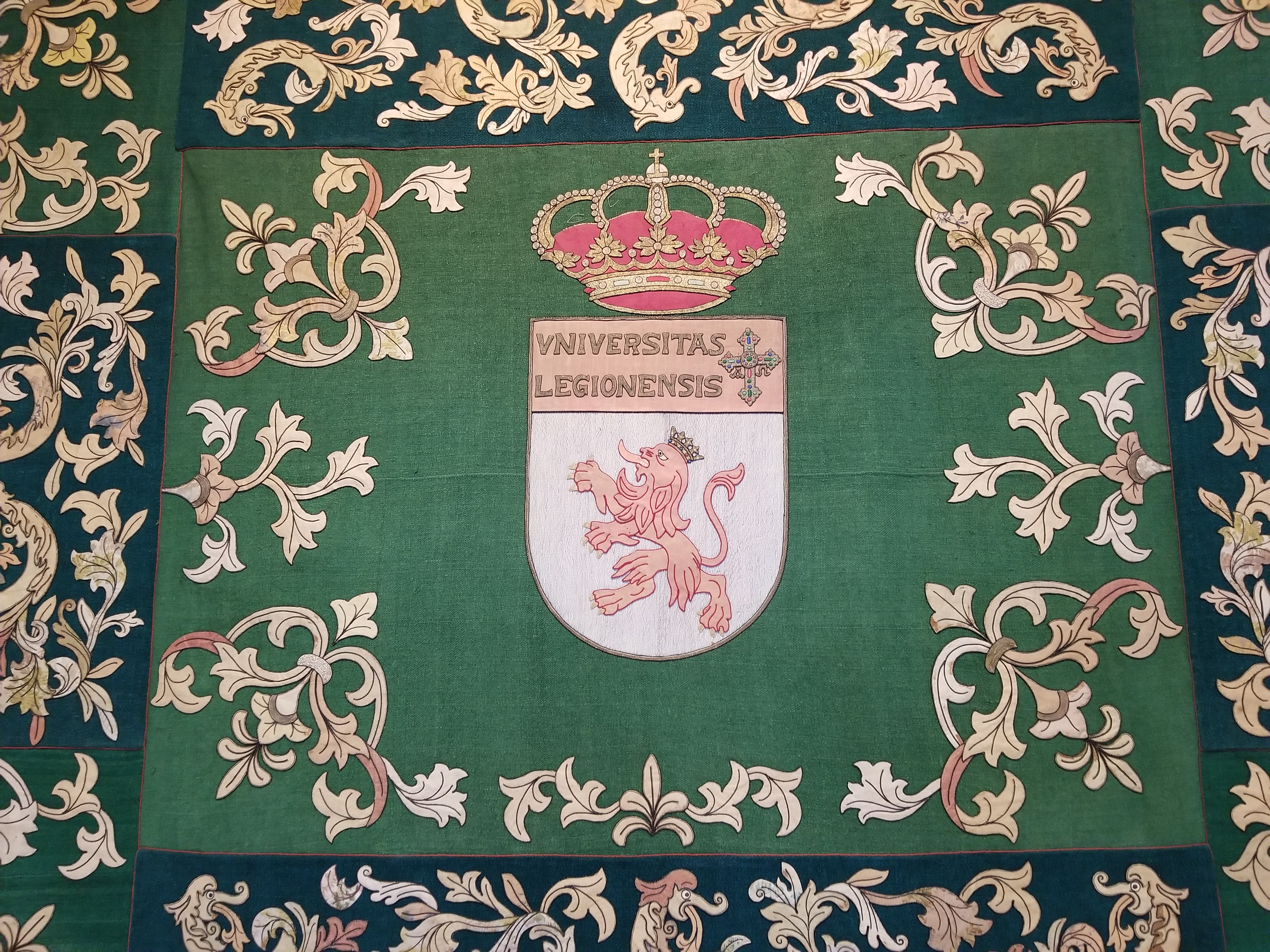 Tapestry with University Logo