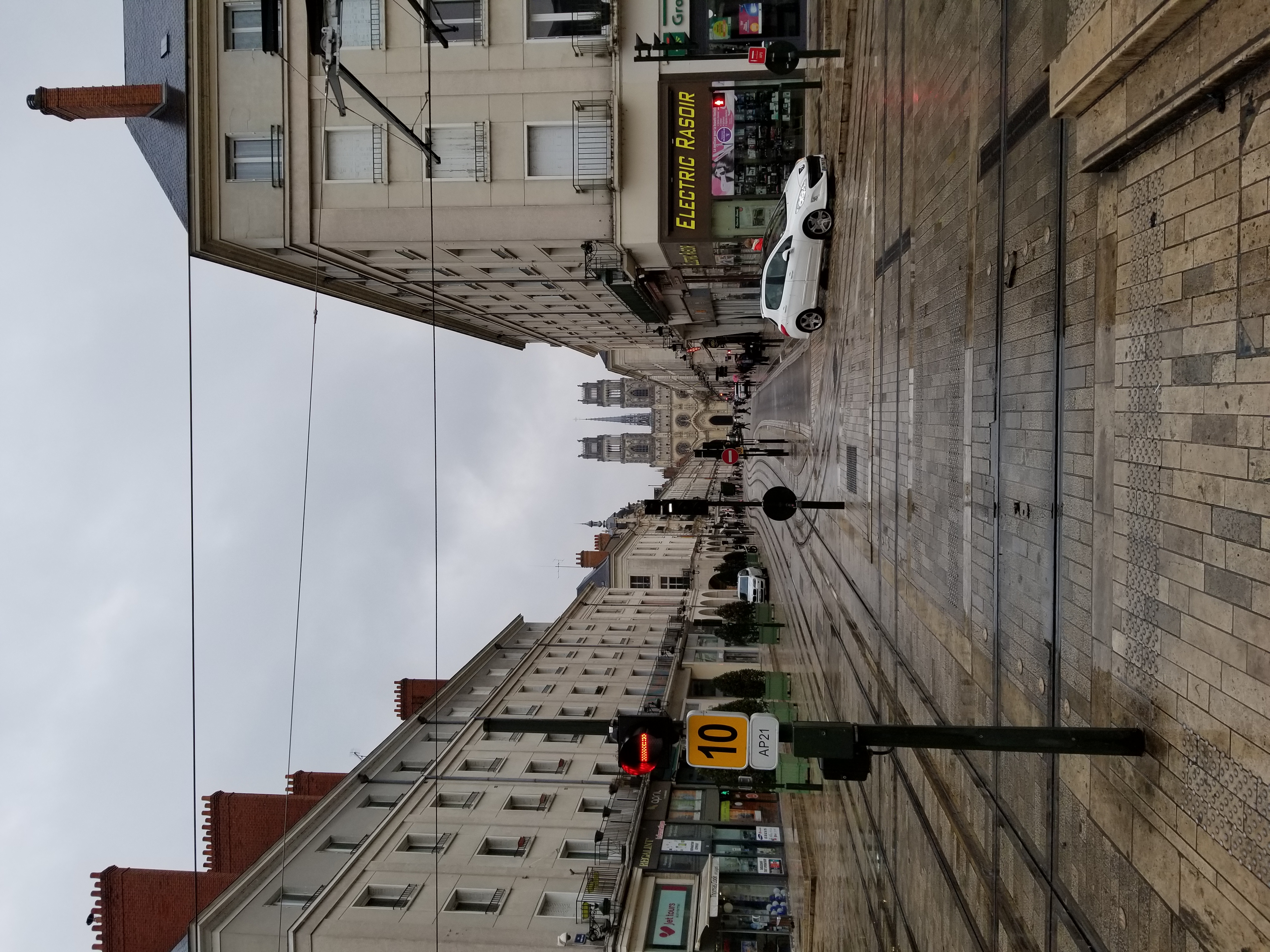 Orleans City Center in Rain