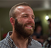 Close up headshot of Aaron Siebol.