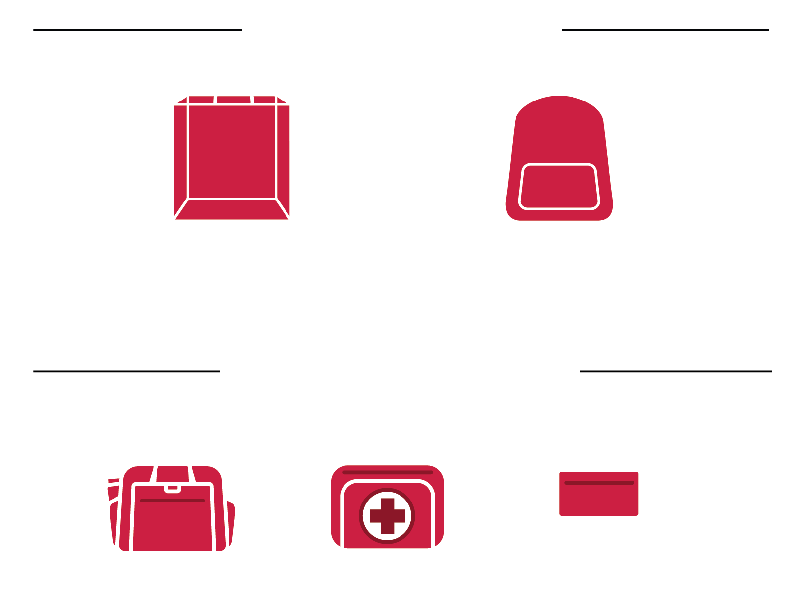 Description of allowed bags: clear tote bag, clear backpack and non-clear diaper bag, medical bag, and small clutch.