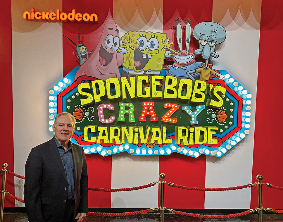 King helped create the popular “Spongebob” attraction at Circus Circus in Las Vegas.