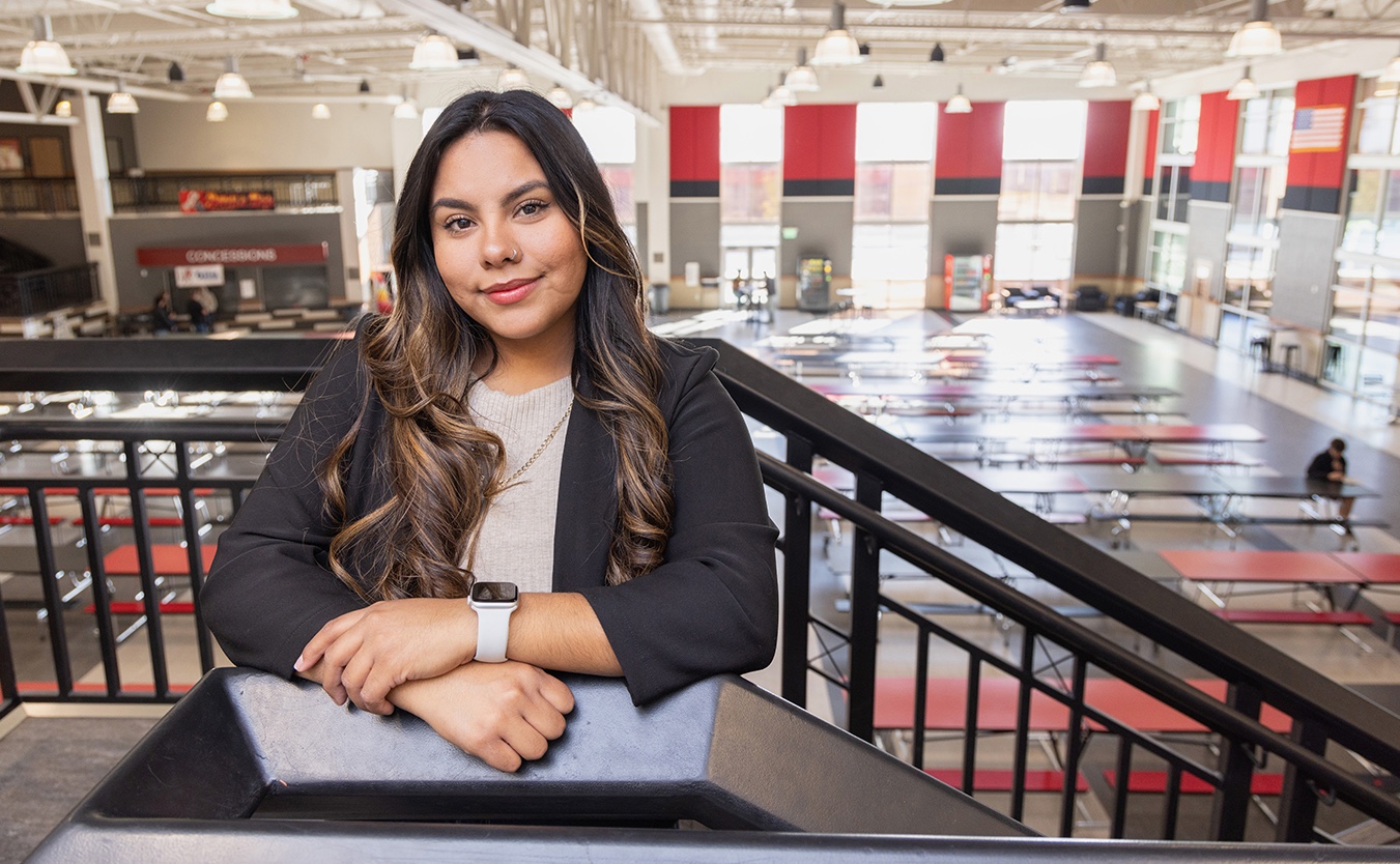 Alumna Angela Gonzalez at the Yakima-area high school where she teaches