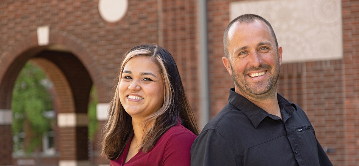 Erika Belmontes and James Avey