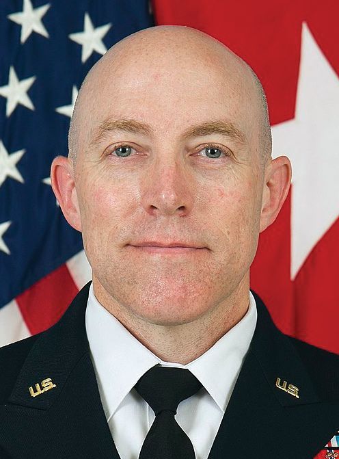 Major General Richard Appelhans in US Army dress uniform 