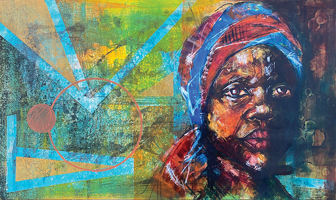 DeLoney's painting of Harriet Tubman
