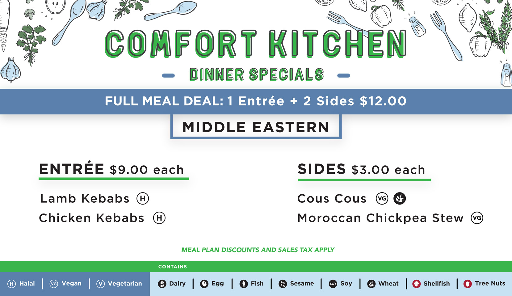 Comfort Kitchen Middle Eastern