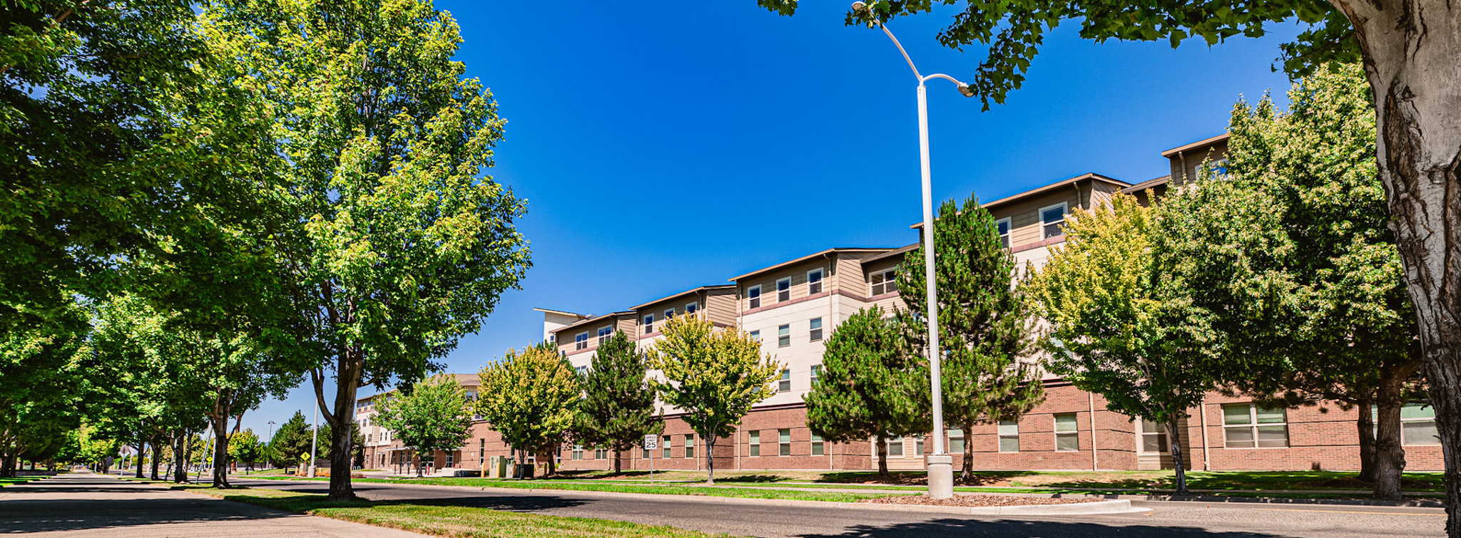 Modern 4-story residence hall