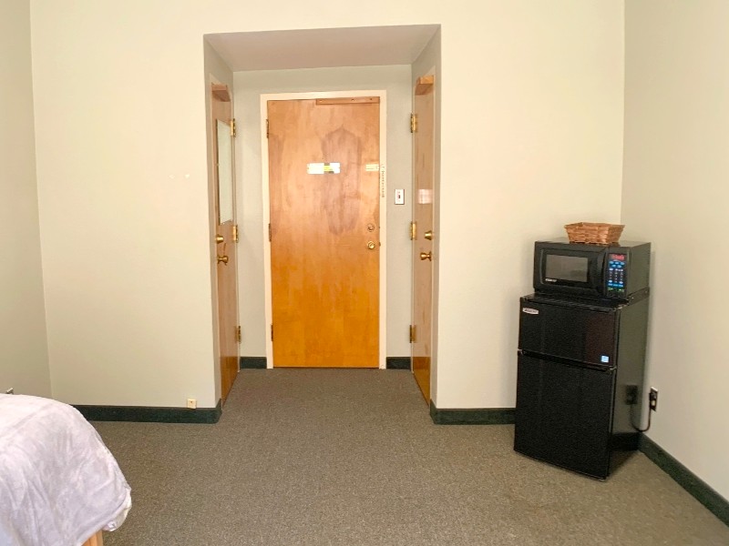 Two closets and microfride unit