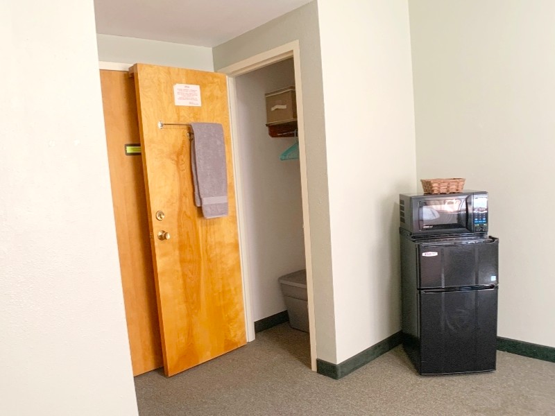 Closet and microfridge