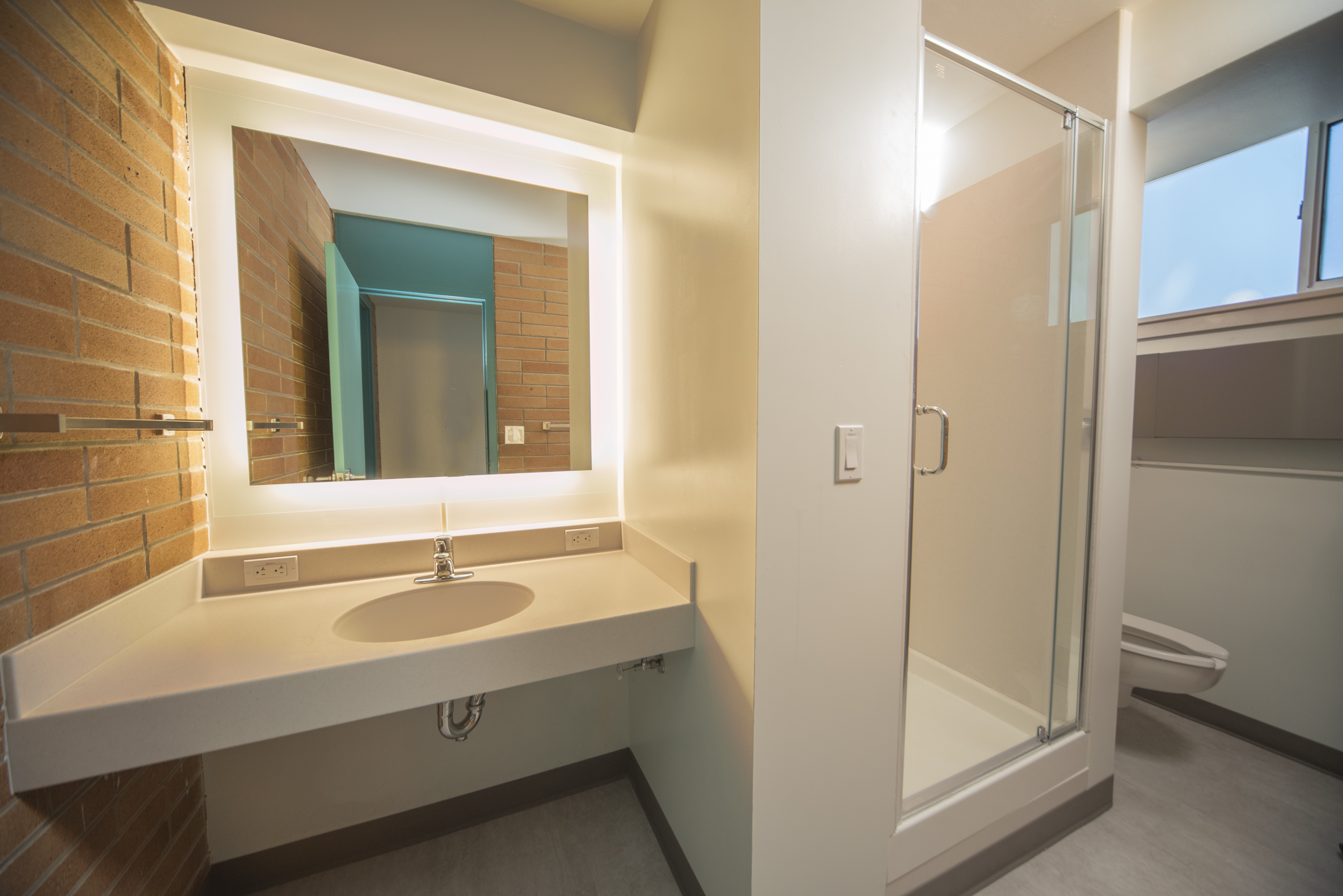 Bathroom located in the suite