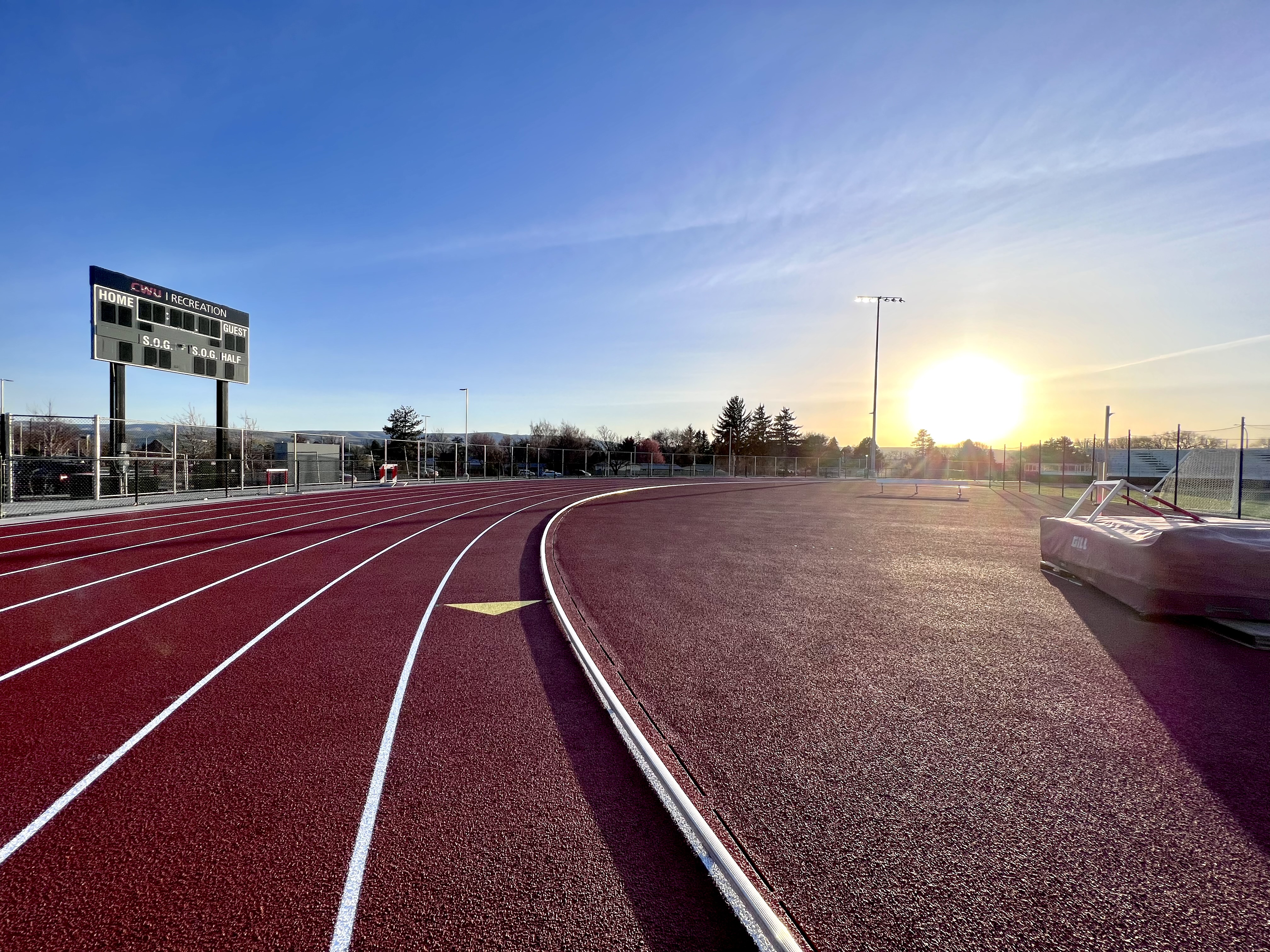Recreation Sports Complex at sunset